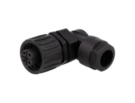 Złącze okrągłe wtyk na przewód -PIN 4 żeńskie zacisk śrubowy C01620F00310012