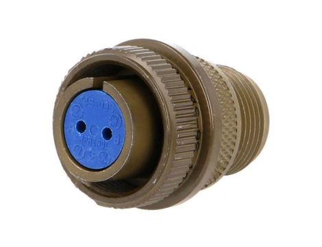 Złącze okrągłe wtyk na przewód -PIN 2 żeńskie 97 97-3106A-14S-9S