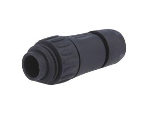 Złącze okrągłe wtyk na przewód -PIN 7 męskie bez styków 6+PE C01610H00600012