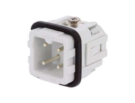 Złącze HDC wkładka stykowa męskie 10A 230V -PIN 4 3+PE C14610A0030024