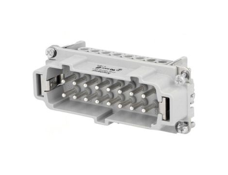 Złącze HDC wkładka stykowa męskie 16A 500V -PIN 16 16+PE C14610A0161021