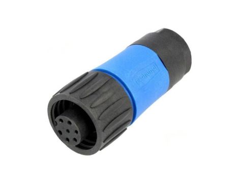 Złącze okrągłe wtyk na przewód -PIN 7 żeńskie 6+PE C01630D00610010