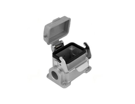 Obudowa do złączy HDC rozmiar E6 z zatrzaskiem z pokrywą C14610N0068071