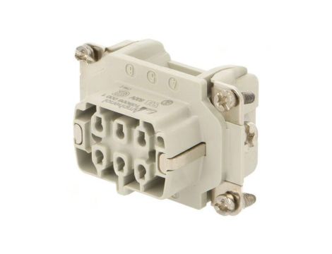 Złącze HDC wkładka stykowa żeńskie 16A 500V -PIN 6 6+PE C14610B0060001