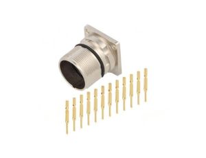 Złącze M23 gniazdo -PIN 12 męskie zaciskanie złocony MA1LAE1200-KIT