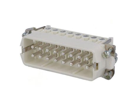 Złącze HDC wkładka stykowa męskie 16A 250V -PIN 16 16+PE C14610A0161024