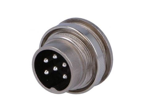 Złącze M16 gniazdo męskie -PIN 6 5A 300V C091A IP40 T3402100U