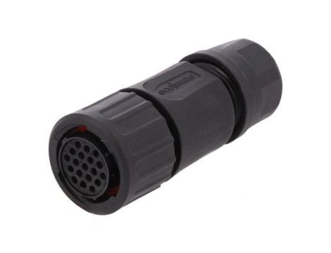 Złącze okrągłe wtyk na przewód -PIN 19 żeńskie bez styków RTS6BS14N19S03