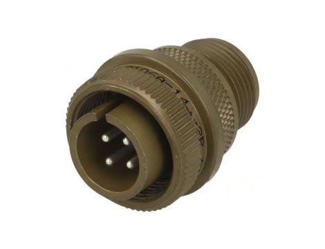 Złącze okrągłe wtyk na przewód -PIN 4 męskie 97 97-3106A-14S-2P