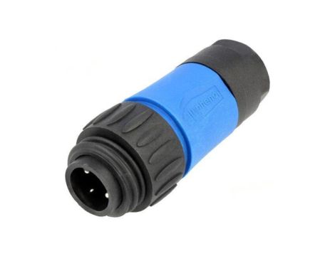 Złącze okrągłe wtyk na przewód -PIN 4 męskie zacisk śrubowy C01620H00310010