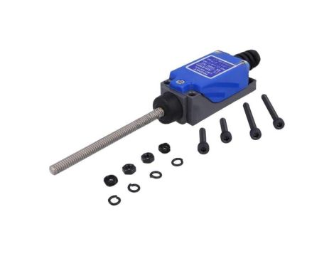 Wyłącznik krańcowy sprężyna o długości całkowitej 80mm NO + NC 5A AH9101