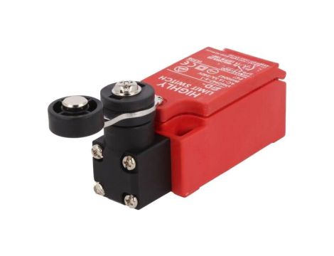 Wyłącznik krańcowy dźwignia R 26mm, rolka z tworzywa Ø17,5mm NO + NC 5A ED-1-1-20