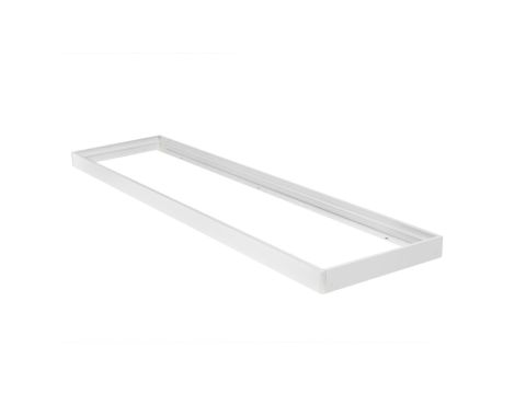 Ramka Natynkowa do Paneli LED 120x30 Biała Aluminiowa