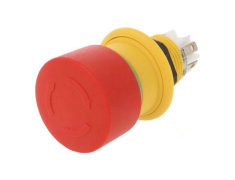 Przełącznik bezpieczeństwa 16mm Poz.stab 2 NC + NO czerwony 61-6441.4077