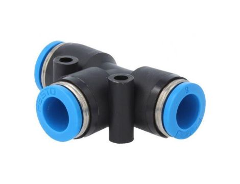 Złączka wtykowa prosta,rozgałęźna T -0,95-6bar PBT QS 153130