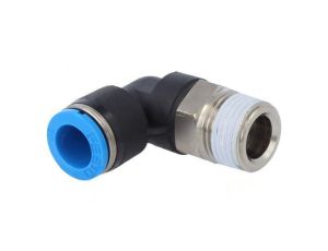 Złączka wtykowa kątowa 90 -0,95-6bar Uszczelka kauczuk NBR 153052