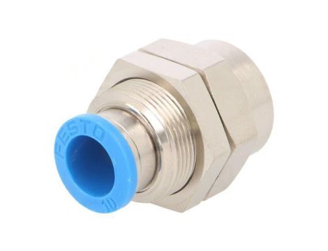 Złączka wtykowa gwintowana,prosta -0,95-6bar Gwint G 3/8 153169