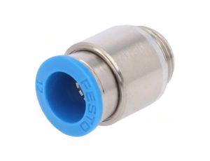 Złączka wtykowa gwintowana,prosta -0,95-6bar Gwint G 3/8 186114