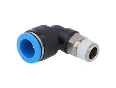 Złączka wtykowa kątowa 90 -0,95-6bar Uszczelka kauczuk NBR 164981