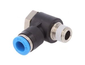 Złączka wtykowa gwintowana,kątowa 90 -0,95-6bar QS -10-80C 153087