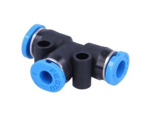 Złączka wtykowa rozgałęźna T -0,95-6bar PBT QSM Øwyj 4mm 153368