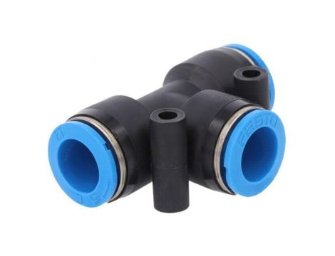 Trójnik wtykowa -0,95-6bar polimer 12mm -10-80C 130806