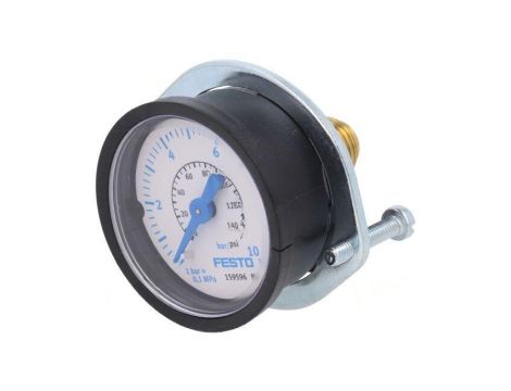 Manometr 0-10bar zewnętrzny 40mm IP43 G 1/4 ABS Klasa 2,5 159596