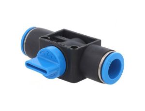 Zawór odcinający -0,95-10bar 830l/min Øwyj 12mm Øwej 12mm 153470