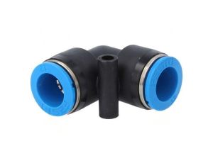 Złączka wtykowa kątowa 90 -0,95-6bar Uszczelka kauczuk NBR 153074