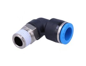 Złączka wtykowa kątowa 90 -0,95-6bar Uszczelka kauczuk NBR 153051