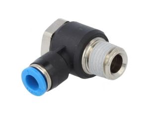 Złączka wtykowa kątowa 90 -0,95-6bar Uszczelka kauczuk NBR 153088