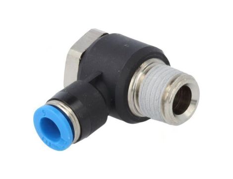 Złączka wtykowa kątowa 90 -0,95-6bar Uszczelka kauczuk NBR 153088