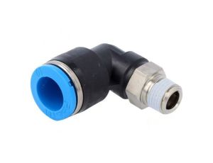 Złączka wtykowa kątowa 90 -0,95-6bar Uszczelka kauczuk NBR 190658