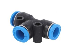 Złączka wtykowa rozgałęźna T -0,95-6bar PBT QSM Øwyj 6mm 153367