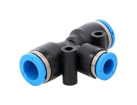 Złączka wtykowa prosta,rozgałęźna T -0,95-6bar PBT QS 153135