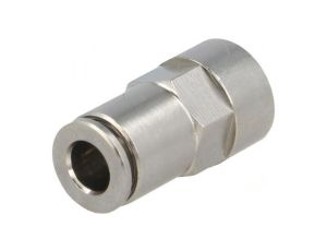 Złączka wtykowa prosta -0,95-20bar mosiądz niklowany 0-150C 578353