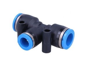 Złączka wtykowa prosta,rozgałęźna T -0,95-6bar PBT QS 153136