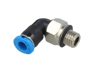 Złączka wtykowa gwintowana,kątowa 90 -0,95-6bar Gwint M7 186352