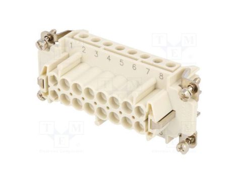 Złącze HDC wkładka stykowa żeńskie GWconnect PIN 16 16A 500V 93601-0263