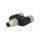 Trójnik PIN 4 60V IP68 Y M8 męski M8 żeński x2 3A 1200895003