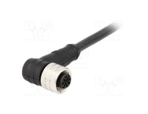 Złącze M12 wtyk żeńskie Micro-Change PIN 4 kątowe 90 4A 1200060023