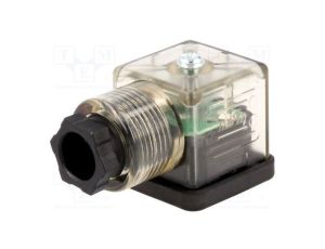 Złącze zaworowe wtyk format A 18mm żeńskie PIN 3 24V mPm 1210640545