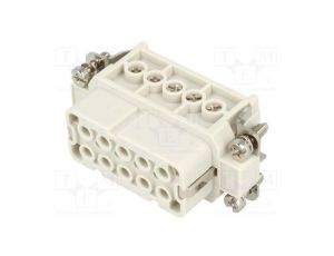 Złącze HDC wkładka stykowa żeńskie GWconnect PIN 10 16A 250V 93601-0137