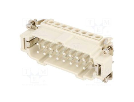 Złącze HDC wkładka stykowa męskie GWconnect PIN 16 16A 500V 93601-0273