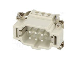 Złącze HDC wkładka stykowa męskie GWconnect PIN 6 16A 500V 93601-0215