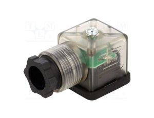 Złącze zaworowe wtyk format A 18mm żeńskie PIN 3 48V mPm 1210640646