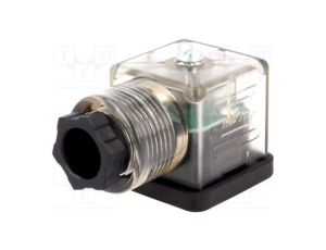 Złącze zaworowe wtyk format A 18mm żeńskie PIN 3 24V mPm 1210640570