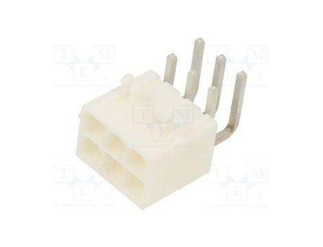 Złącze przewód-płytka gniazdo męskie PIN 6 Mini-Fit Jr 13A 39-30-1062