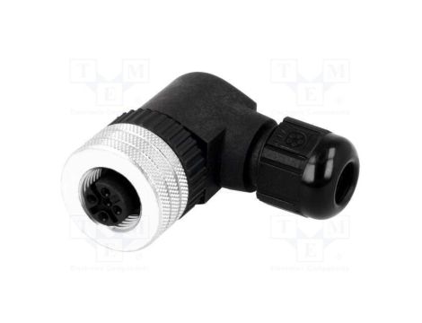 Złącze M12 wtyk PIN 5 żeńskie Micro-Change kątowe 90 IP67 1200710044