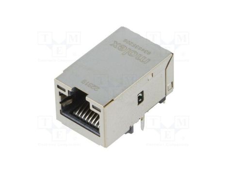 Złącze RJ45 gniazdo MXMag PIN 8 Kat 5 ekranowane z diodą LED 93463-5206